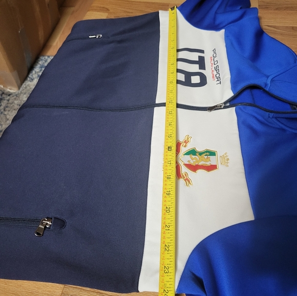 Vintage Polo Sport Italia Italy Track Style Jacket Mens Size Large - Picture 8 of 12